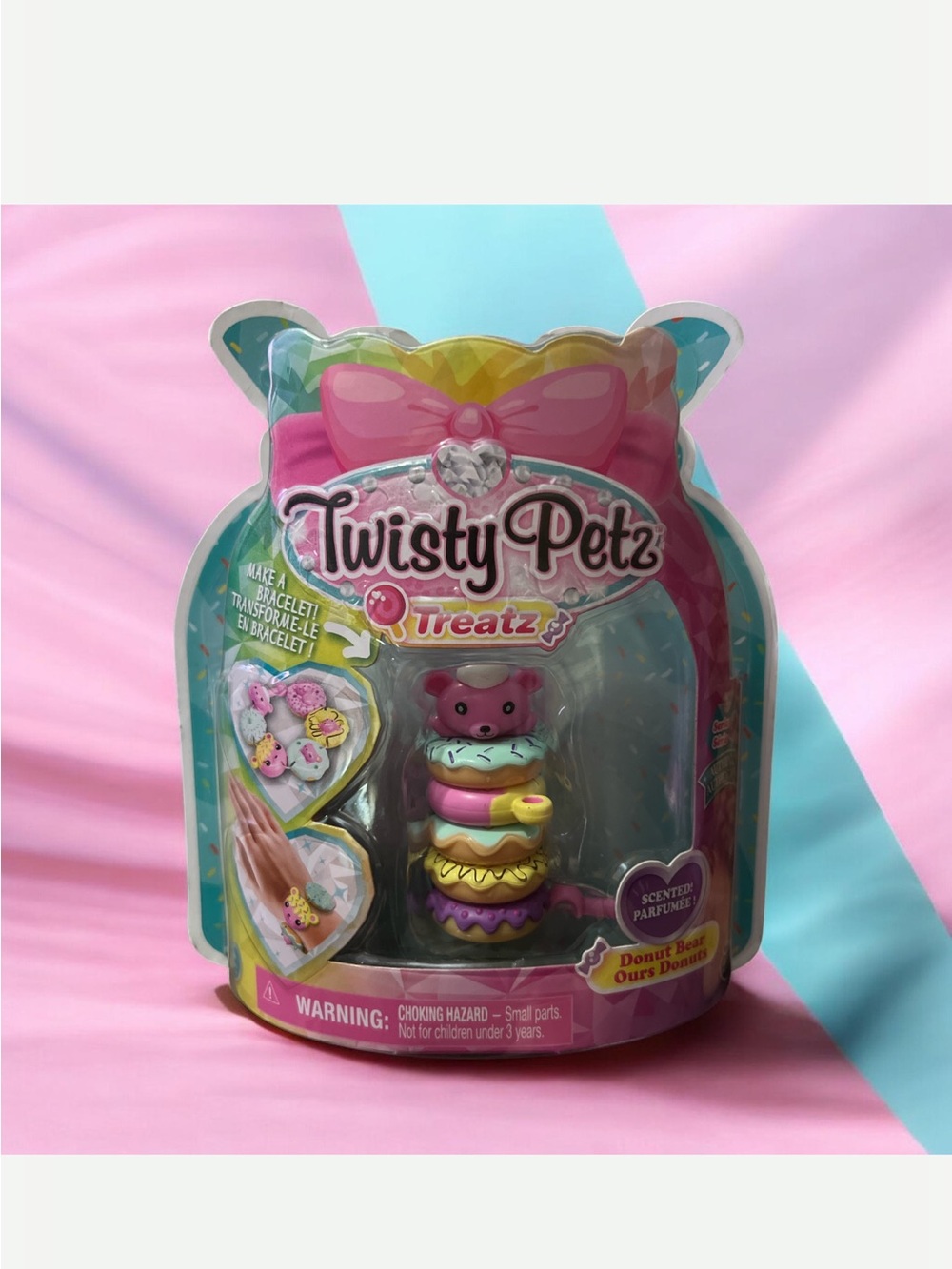 Treatz Donut Bear Stack - Pink